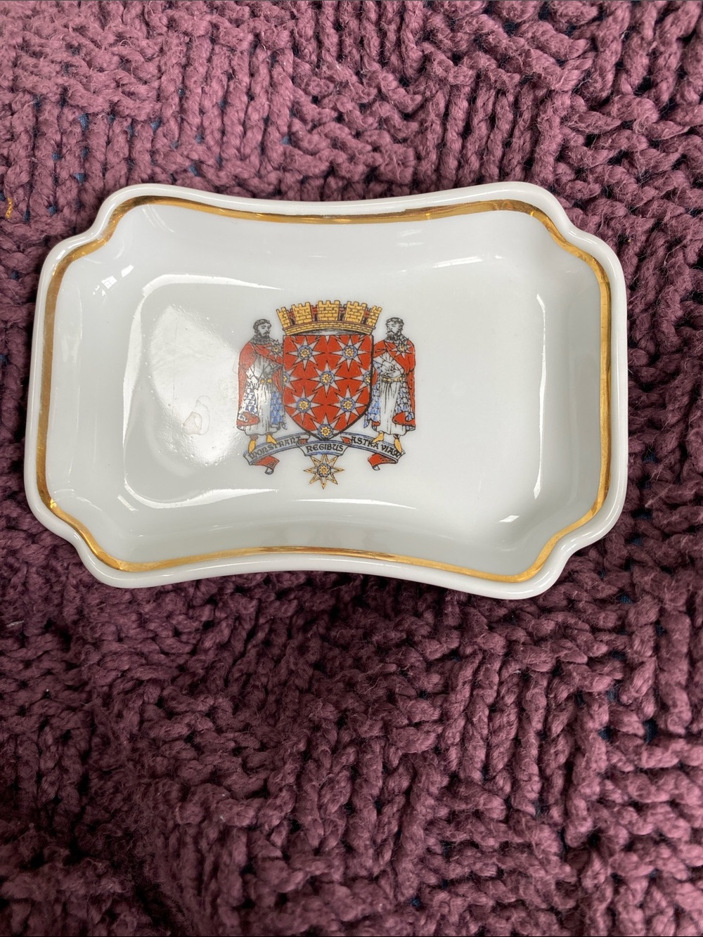 Limoges White Porcelain Trinket Tray
